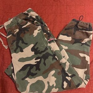 Supreme Camouflage Jogger Pants